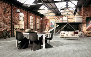 industrijski stil u enterijeru